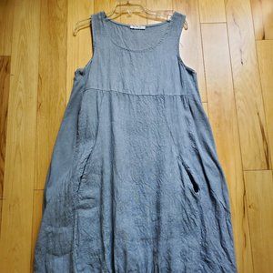 Gigi Moda Linen Luna Dress